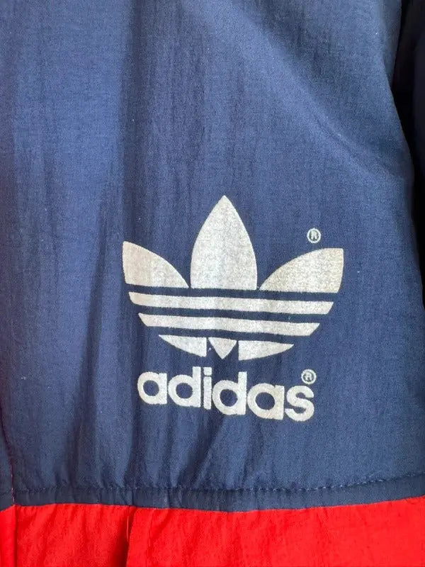 Vintage Adidas 1988-91 Mangers Bench Coat Jacket Large