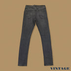 Vintage Lee Luke Slim Straight Leg Jeans Charcoal Grey W30 L34