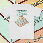 pyramid schemes - t-shirt White