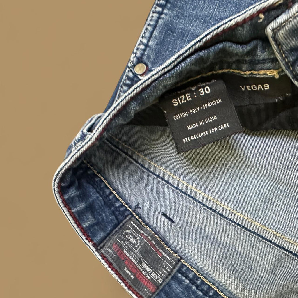 Vintage Wrangler Vegas Slim Straight Leg Jeans Dark Blue W30 L32