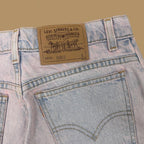 Vintage Levi&#39;s 950 Relaxed Tapered Leg Mom Jeans Pale Pink W29 L30