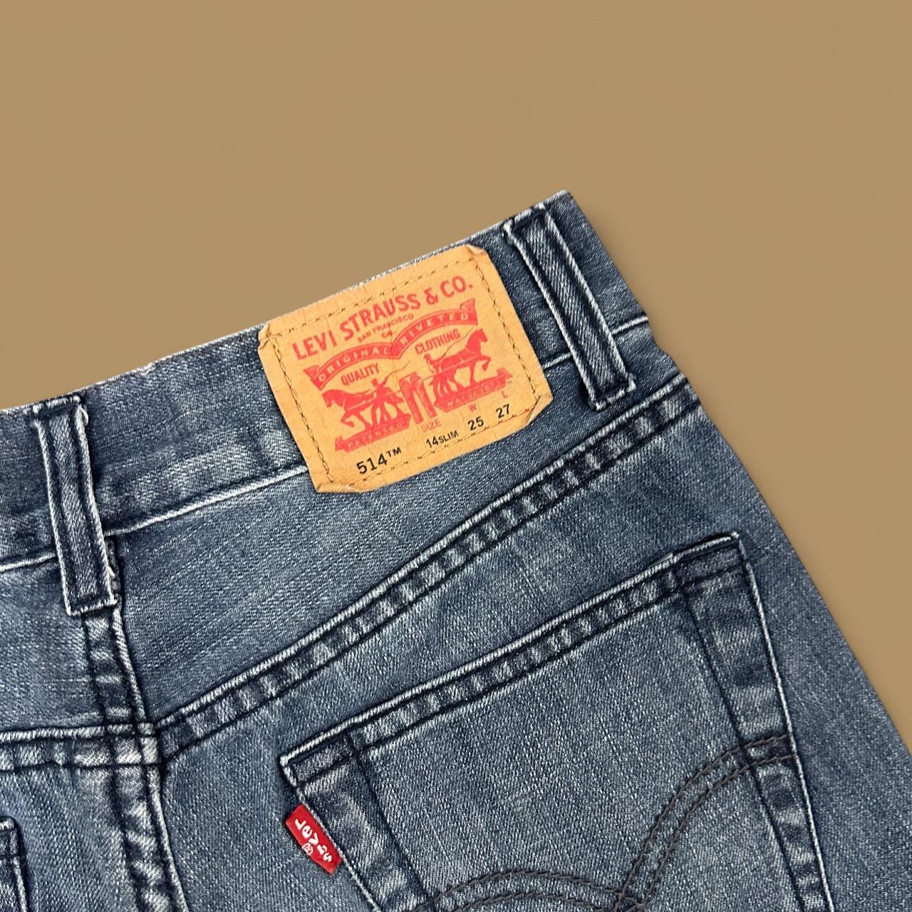 Vintage Levi's 511 Slim Straight Leg Boyfriend Jeans Dark Blue W24 L27