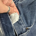 Vintage 90&#39;s Lee Tapered Leg Mom Jeans Dark Blue W32 L32