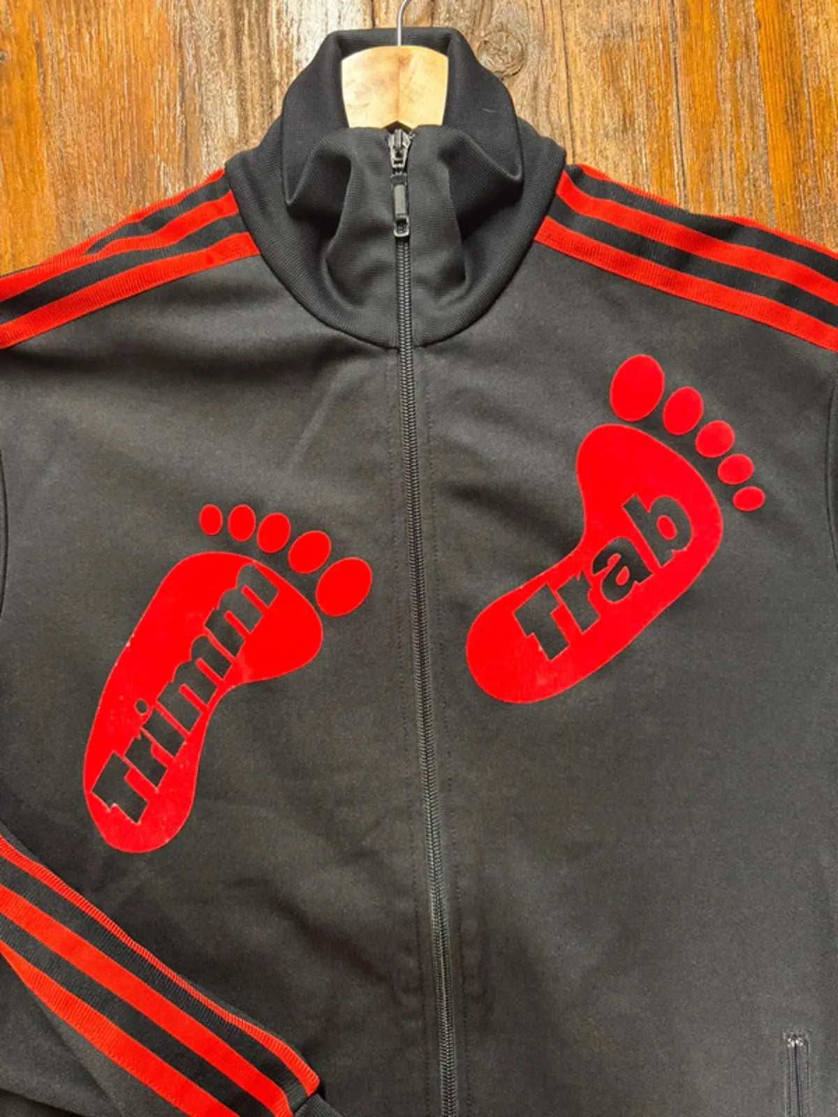 Vintage Adidas Originals Trimm Trab Tracksuit Top Mens Small Retro