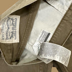 Vintage Levi&#39;s 511 Slim Straight Leg Chino Trousers Beige W36 L32