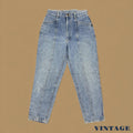 Vintage 80s Lee Baggy Tapered Jeans Light Blue W29 L26