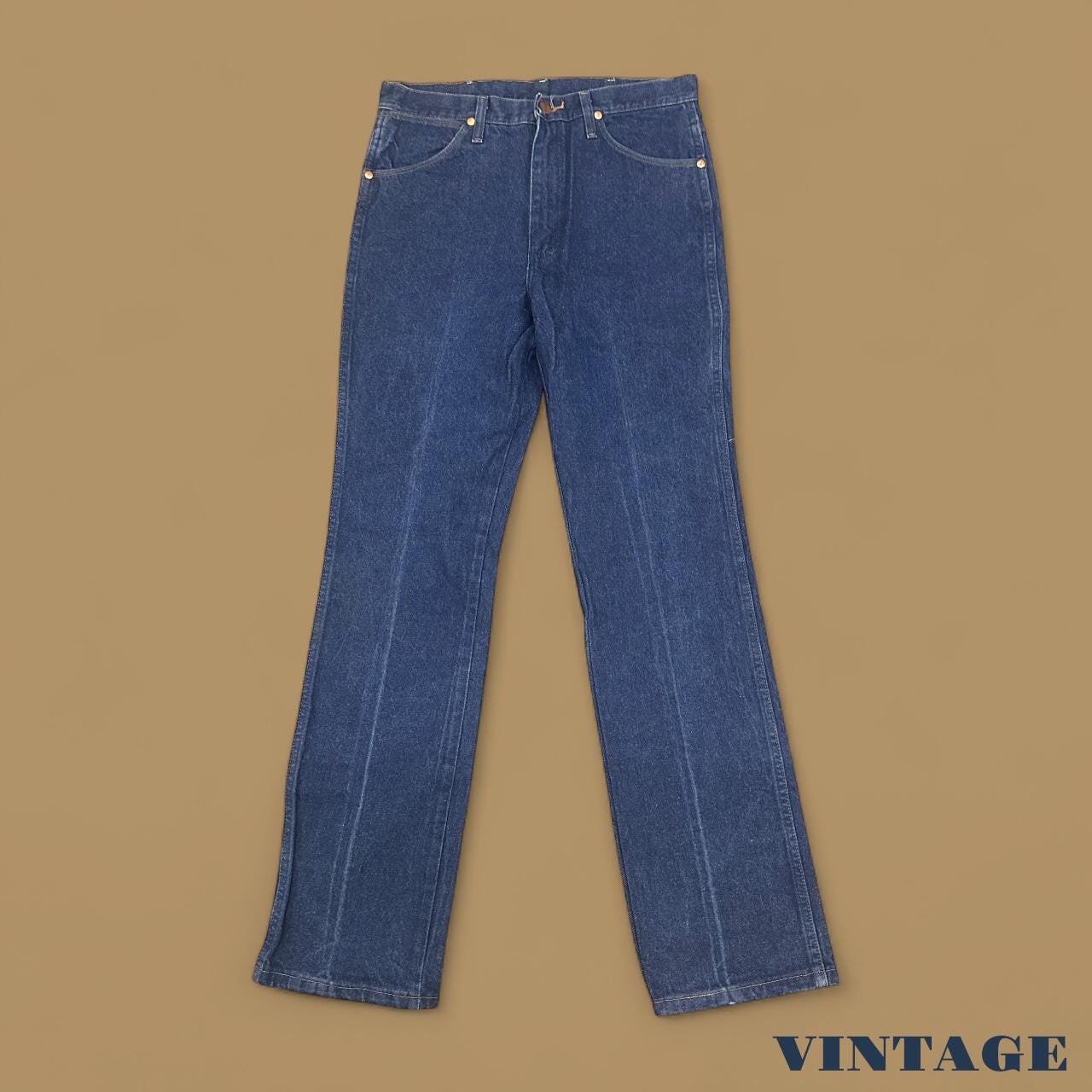 Vintage Wrangler USA Straight Leg Jeans Dark Blue W33 L33