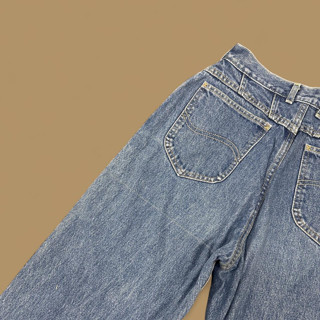 Vintage 80&#39;s Lee Riders Tapered Leg Mom Jeans Mid Blue W26 L29
