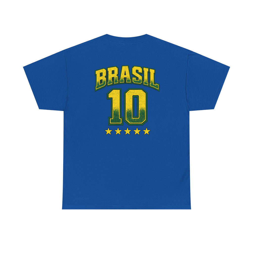 Brag Vintage Brasil 5 Stars Unisex Football T-shirt