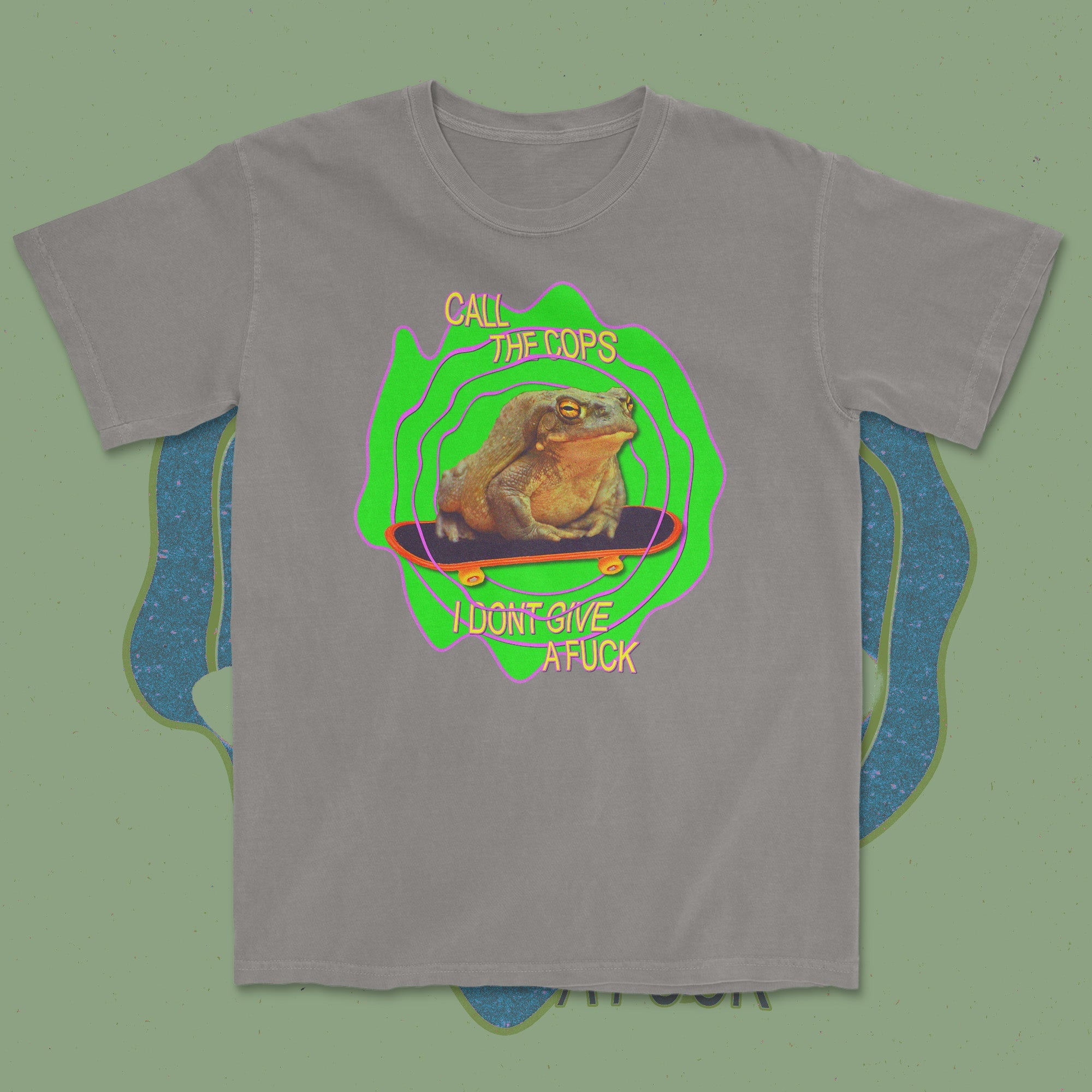 call the frogs - t-shirt Grey