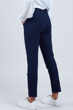Louche Joele Slim Fit Trouser - Navy