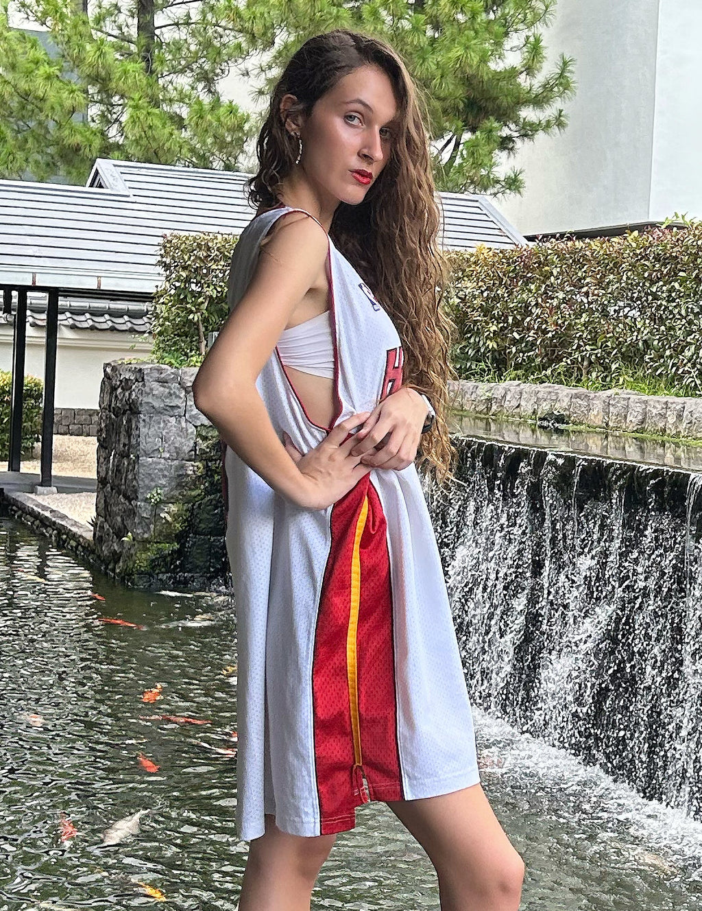 Vintage Adidas NBA Miami Heat Dwyane Wade Jersey White Large