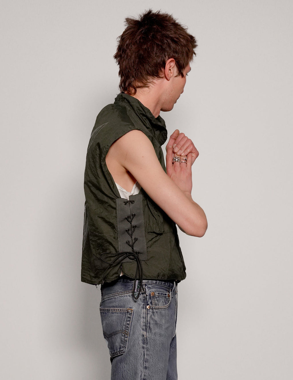 Ex Military Flak Vest in Khaki