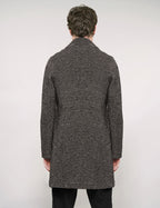 IMMORTAL Silverstone Frock Coat - Grey & White