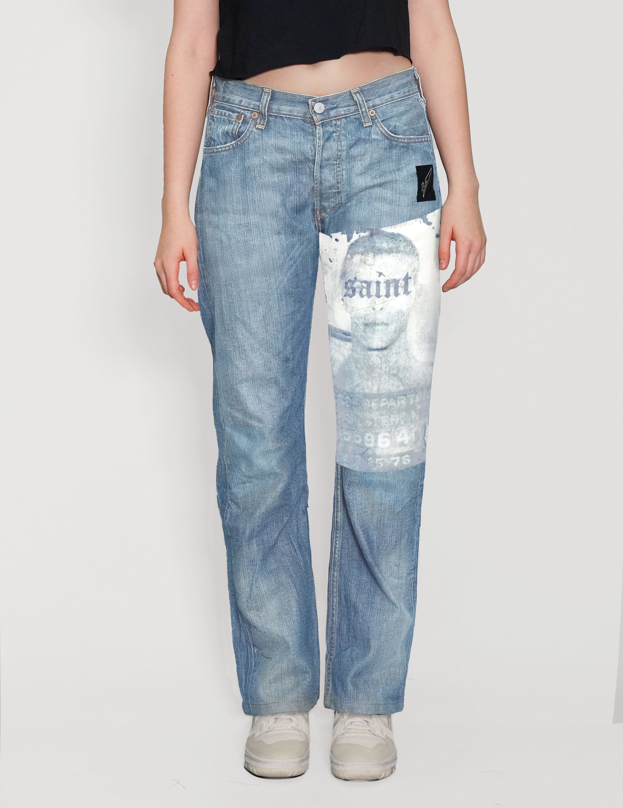 'Saint' Jeans in Light Blue