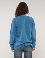 ST Aladdin Sane Long Sleeve Logo Tee in Blue