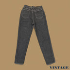 Vintage 90&#39;s Lee Tapered Leg Mom Jeans Charcoal Grey W29 L30