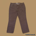 Vintage Lee Straight Leg Relaxed Jeans Dark Brown W40 L30