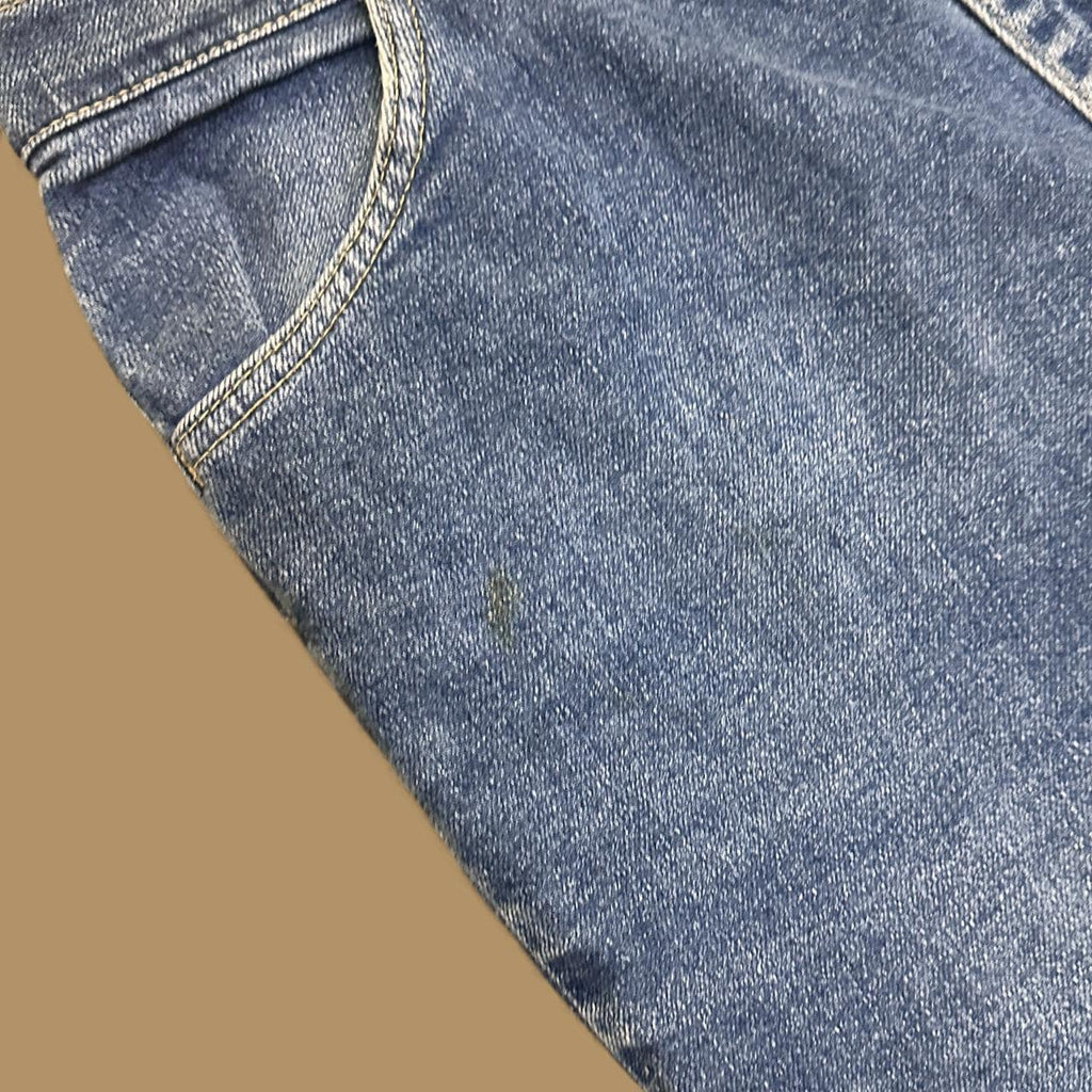 Vintage Lee Straight Loose Fit Jeans Dark Blue W29 L25