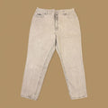Vintage Lee Baggy Tapered Jeans Beige W40 L29