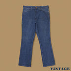 Vintage Wrangler USA Straight Leg Jeans Dark Blue W40 L34