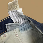 Vintage Levi&#39;s 514 Distressed Grunge Straight Leg Jeans Dark Blue W32 L34
