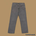 Vintage Lee Straight Leg Boyfriend Jeans Charcoal Grey W29 L29