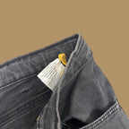 Vintage Lee Straight Leg Boyfriend Jeans Charcoal Black W34 L28