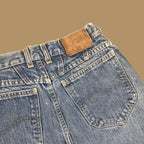 Vintage Lee Baggy Tapered Leg Jeans Mid Blue W25 L27