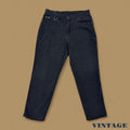 Vintage 90s Lee Tapered Leg Mom Jeans Black W34 L29