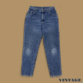Vintage 90s Lee Tapered Leg Mom Jeans Dark Blue W32 L32
