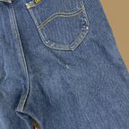 Vintage Lee Straight Leg Boyfriend Jeans Dark Blue W29 L30