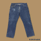 Vintage Wrangler USA Straight Leg Jeans Dark Blue W40 L30