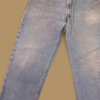 Vintage Levi&#39;s 550 Relaxed Straight Leg Jeans Pink/Blue W40 L32