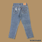 Vintage Levi's Classic Capri Jeans Mid Blue W29 L24