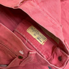 Vintage Wrangler USA Made Straight Leg Mom Jeans Bright Pink W25 L32
