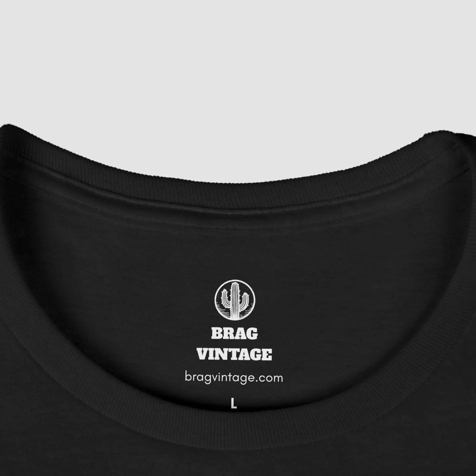 Brag Vintage Irresistible Bitch Face Fitted T-Shirt Black