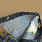 Vintage Lee Straight Leg Boyfriend Jeans Dark Blue W32 L28
