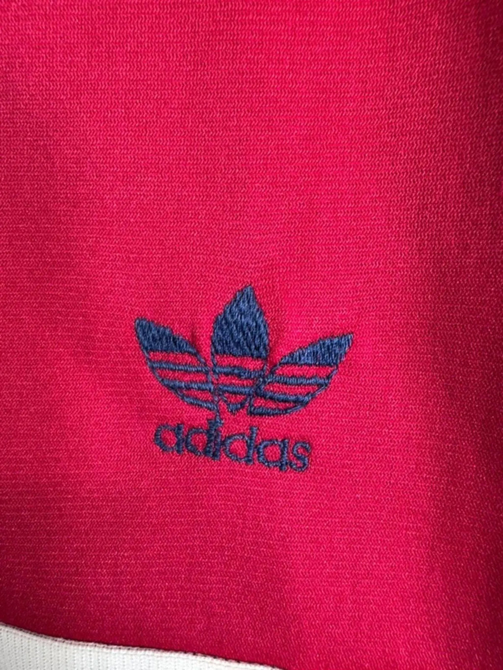 Vintage adidas Ventex Tracksuit Top Jacket Made In France Trefoil 80s Large