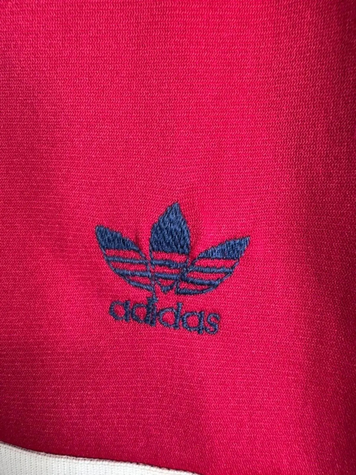 Vintage adidas Ventex Tracksuit Top Jacket Made In France Trefoil 80s Large