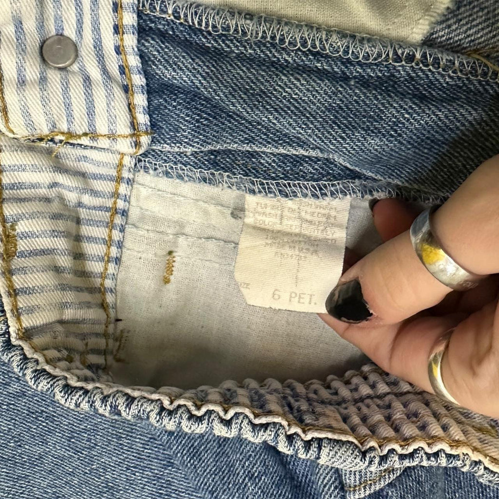 Vintage 90s Lee Elastic Baggy Tapered Jeans Mid Blue W28 L25