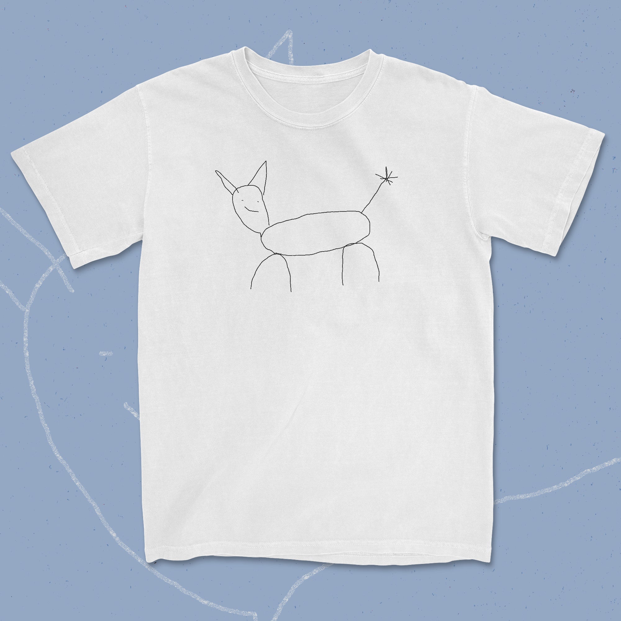 dog - t-shirt White