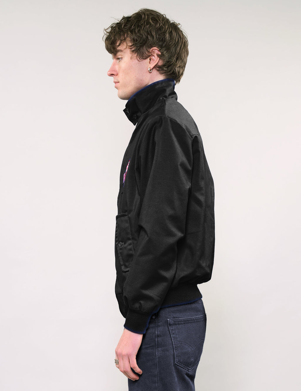 Classic Harrington Jacket in Black