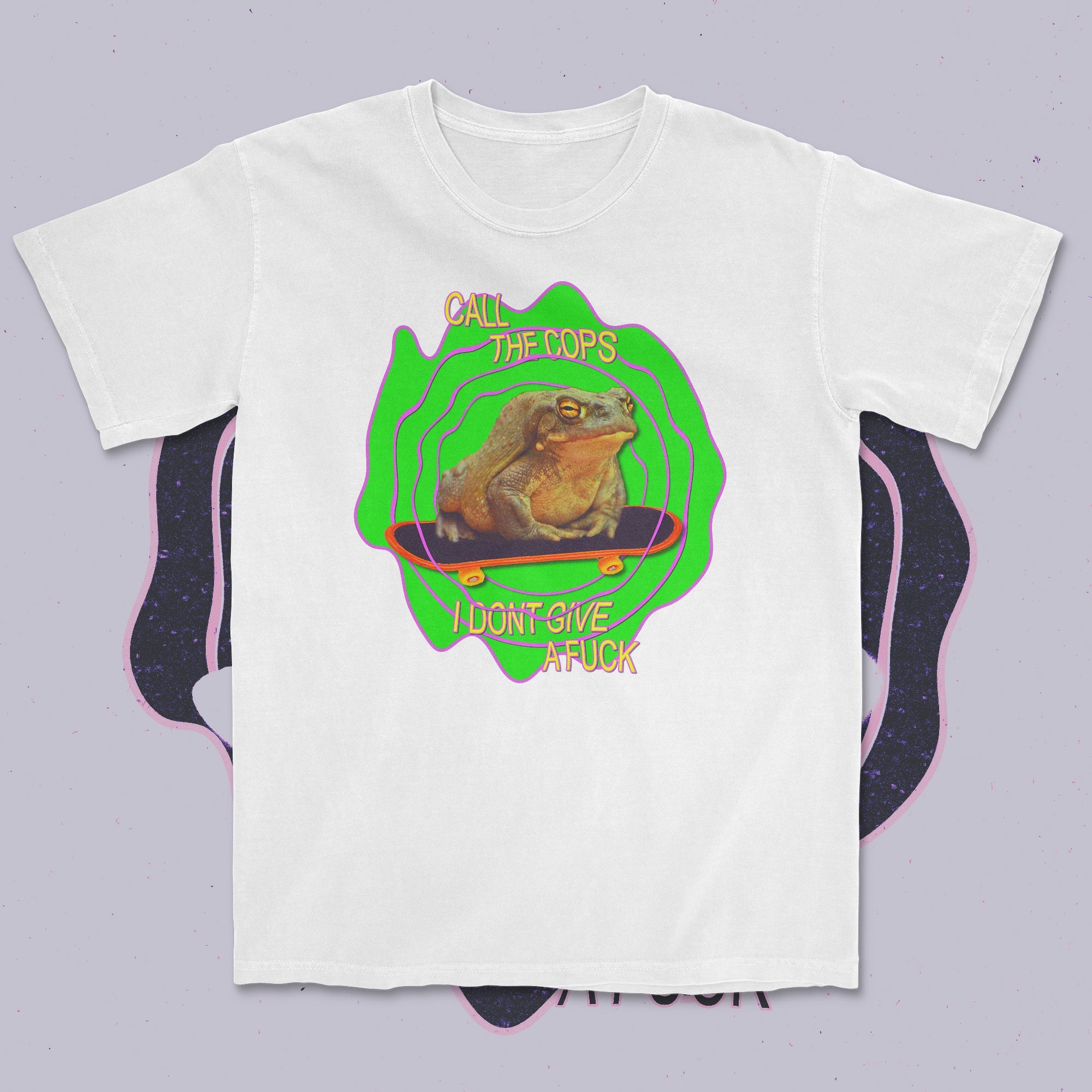 call the frogs - t-shirt White