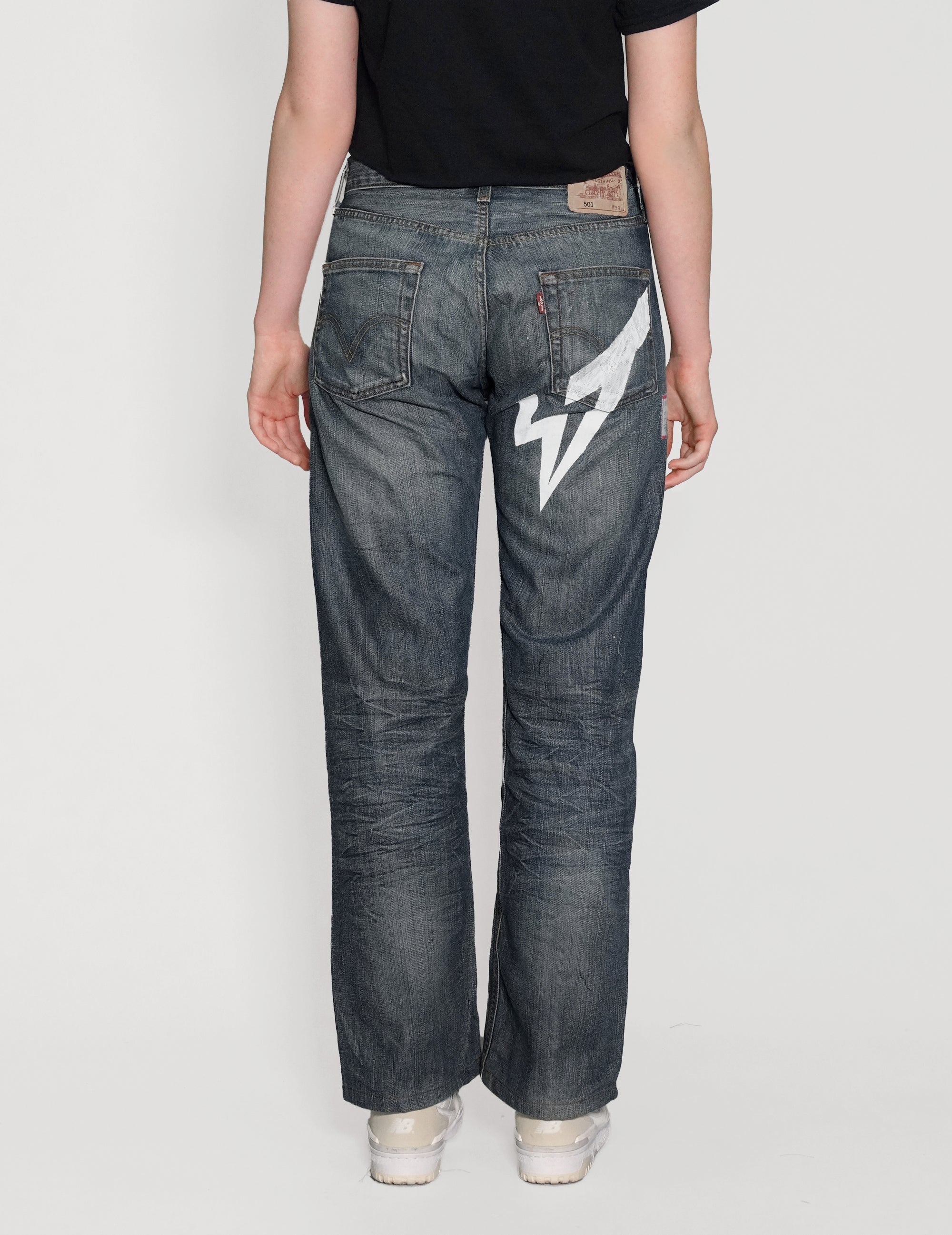 'Love Will Tear Us Apart' Jeans in Indigo