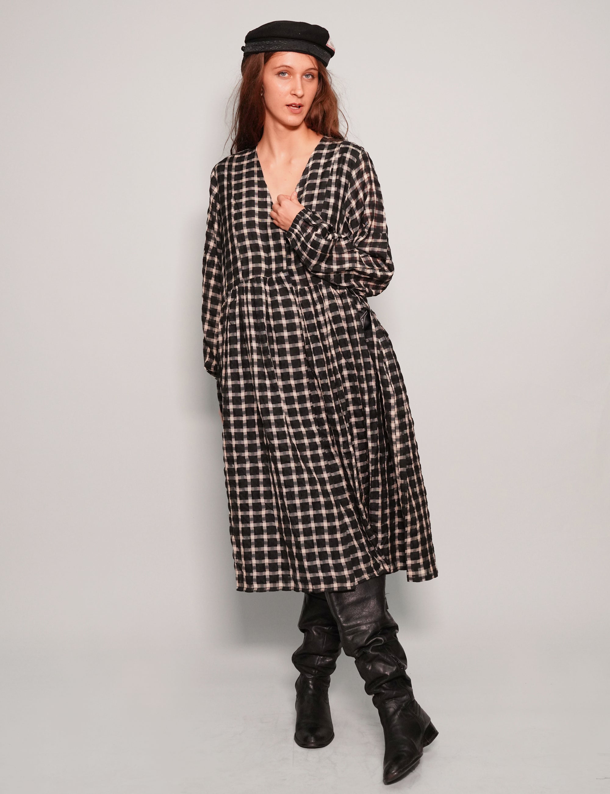 Gingham Dress