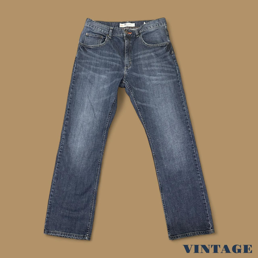 Vintage Lee Relaxed Fit Bootcut Jeans Dark Blue W33 L32