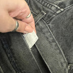 Vintage 90&#39;s Lee Tapered Leg Mom Jeans Charcoal Black W31 L29
