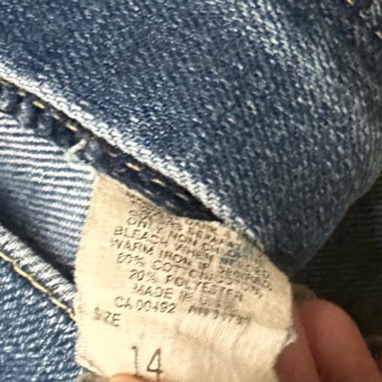 Vintage Lee Straight Loose Fit Jeans Dark Blue W29 L25