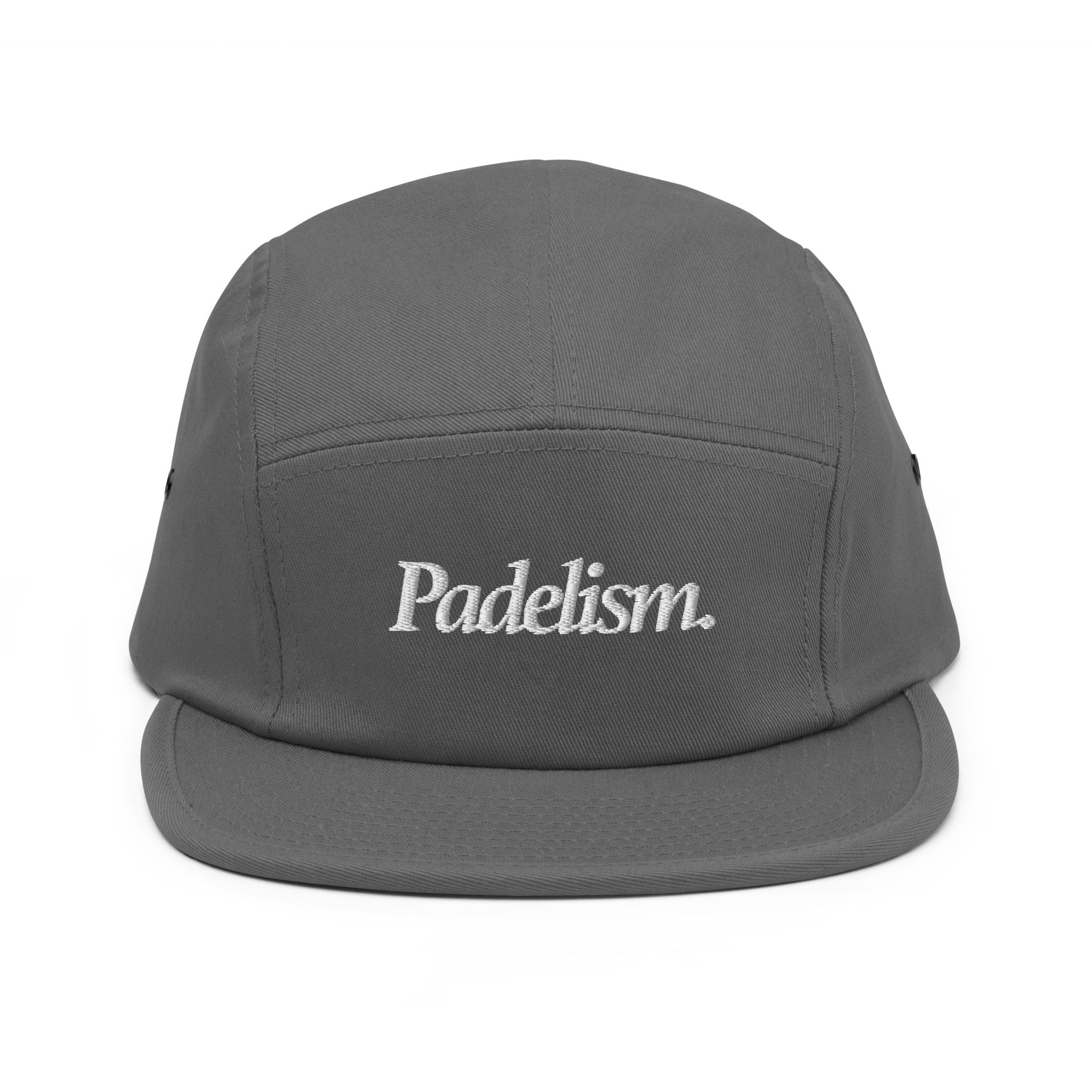 Padelism Five Panel Cap Grey